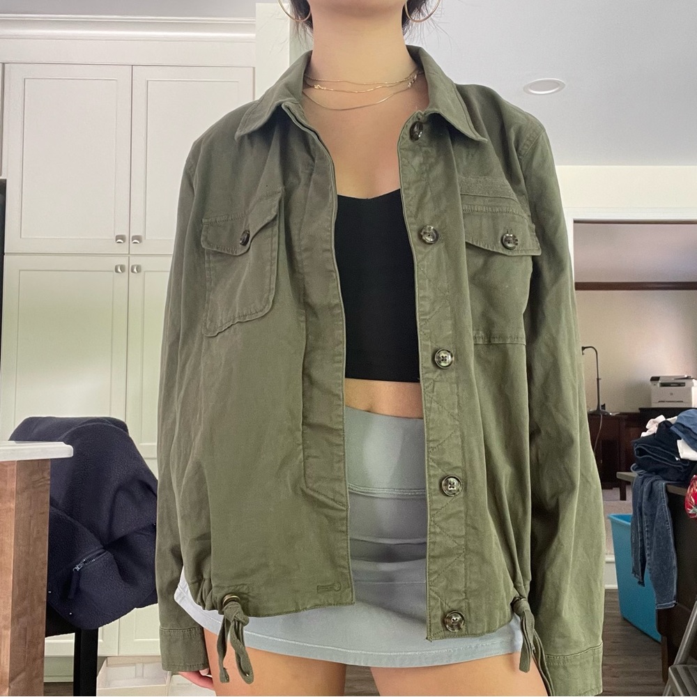 Green Cargo Jacket - image 1